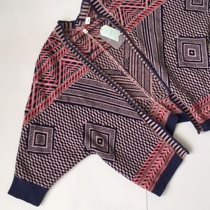 Moth Anthropologie open front cropped Cardigan